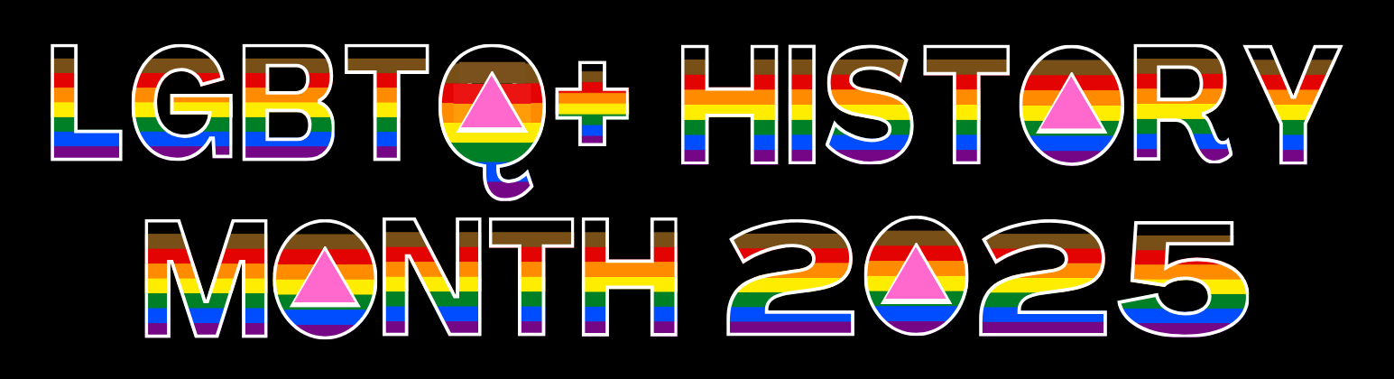 LGBTQIA+ History Month 2025 logo